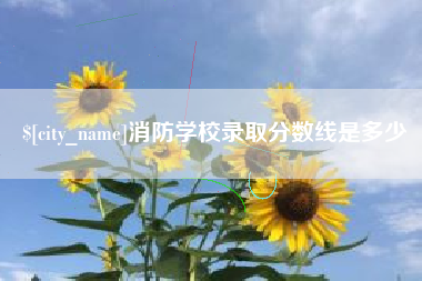 东明消防学校录取分数线是多少