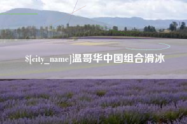 东明温哥华中国组合滑冰