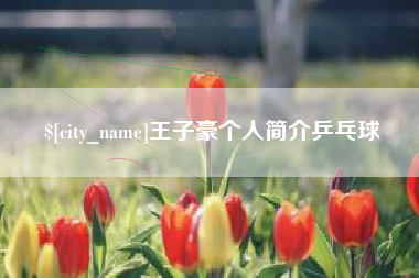 东明王子豪个人简介乒乓球