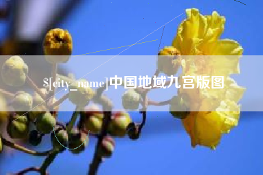 东明中国地域九宫版图
