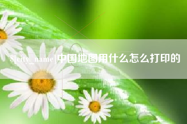 东明中国地图用什么怎么打印的