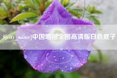 东明中国地图全图高清版白色底子