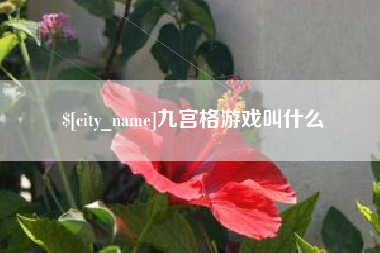 东明九宫格游戏叫什么