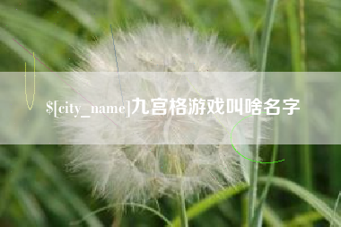 东明九宫格游戏叫啥名字