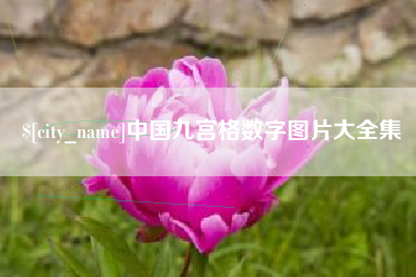 东明中国九宫格数字图片大全集