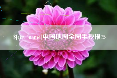 东明中国地图全图手抄报75
