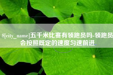 东明五千米比赛有领跑员吗-领跑员会按照既定的速度匀速前进