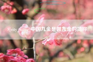 东明中国九金是哪九金的简称