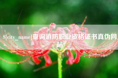 东明查询消防职业资格证书真伪网站