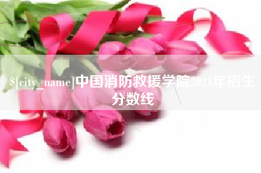 东明中国消防救援学院2021年招生分数线