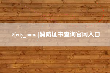 东明消防证书查询官网入口
