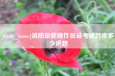 东明消防设施操作员证考试题库多少道题