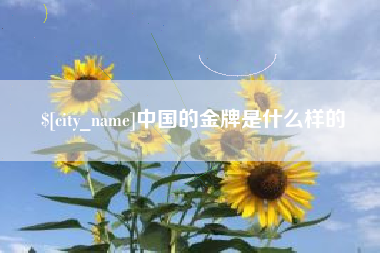 东明中国的金牌是什么样的